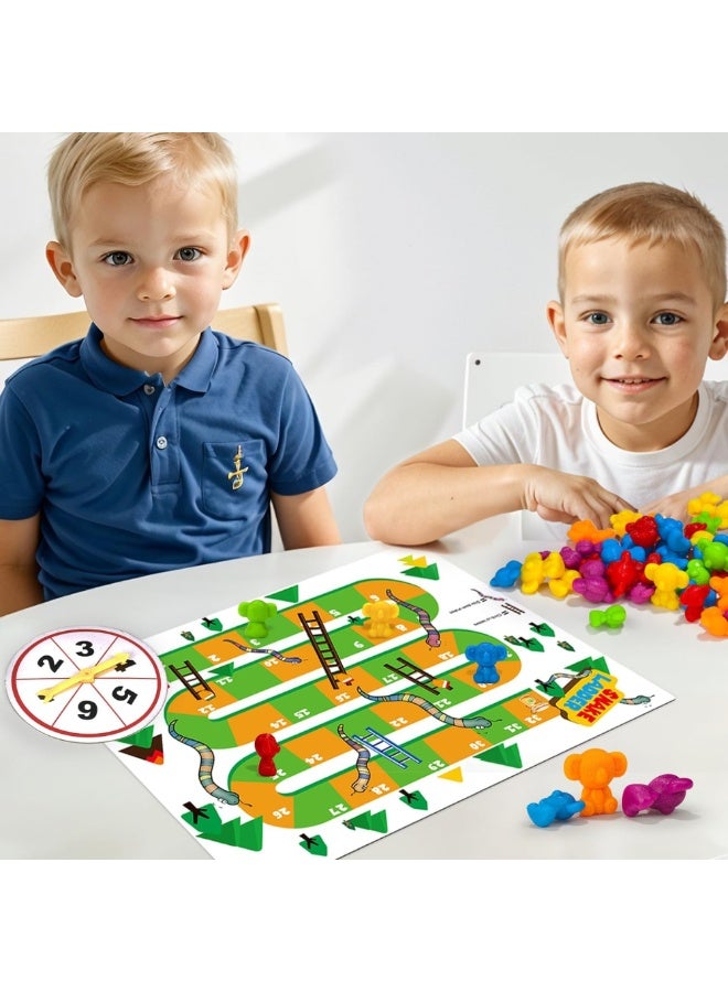 SnuzzleMart 72Pcs Koala Math Manipulatives & Counting Toy - Montessori Sorting Set with Rainbow Bowls & Tongs - STEM Fine Motor Skills Learning Games for Toddlers & Kids Ages 3+ - Image 3